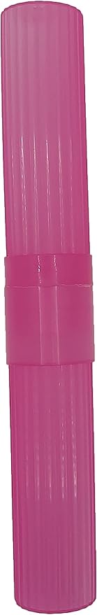 Toothbrush Holder (Pink) - Made in The USA. W/Ventilation Holes.