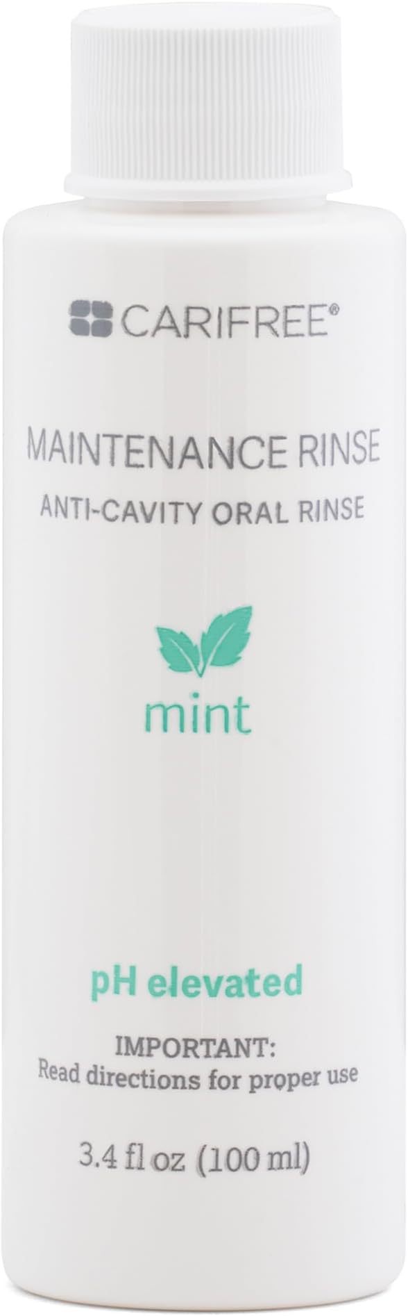 CariFree Maintenance Rinse, Mint Flavored, Travel Size for On-The-Go Convenience, Anti-Cavity & Fluoride Mouthwash, Xylitol, Alcohol-Free, Neutralizes pH, Dentist Recommended (Pack of 5)