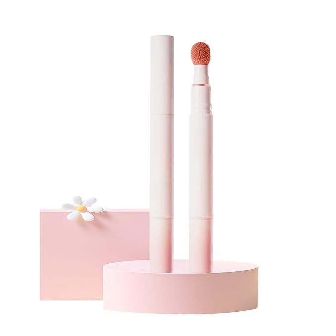 Cushion Lip Powder Cream, Matte Lip Cream - Long-Lasting & Smooth Skin, Non-Drying, Moisturizing Non-Fading Lipstick, CreaM Velvet Finish, Lightweight (N20 Deep peach nude)