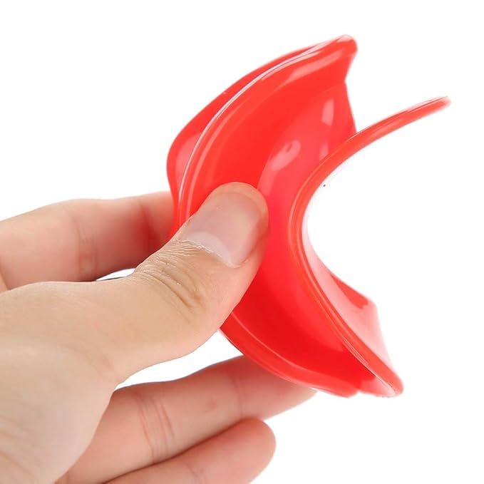 Lip Trainer,ANGGREK 1 Silicone Face Lifting Oral Exerciser Mouth Muscle Tightener Tightening Anti-Wrinkle Tool Red(red)