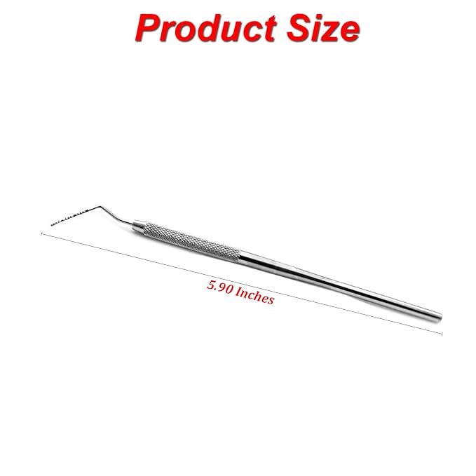 MEDSPO Professional Dental Probes | William Who | Explorer Root Canal Spreader Scaler | Mouth Mirror Tartar Remover | Dental Instruments (Probe CP 15)