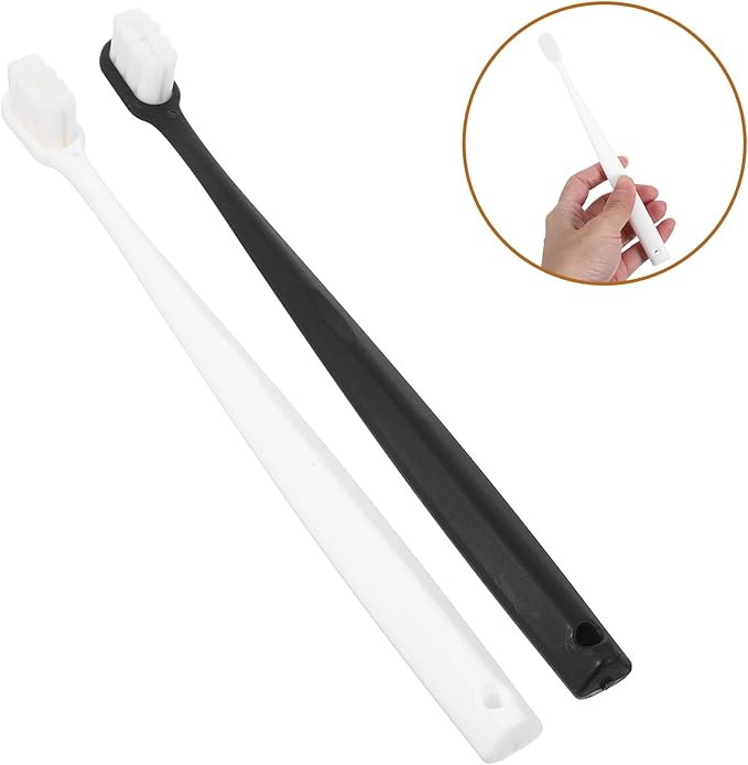 6pcs Soft Bristle Toothbrush Set for Adults Pregnant Women and Ultra Soft Segmented Bristles for Gentle Cleaning Compact Ergonomic Design for Thorough Oral Care Portable Travel