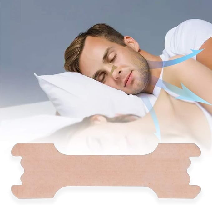 Nasal Strips for Reduce Snoring,Nasal Passages for Reduce Snoring Anti Snoring Improve Sleeping,Snoring Solution for Men & Women(Size:66mm*19mm) (60)