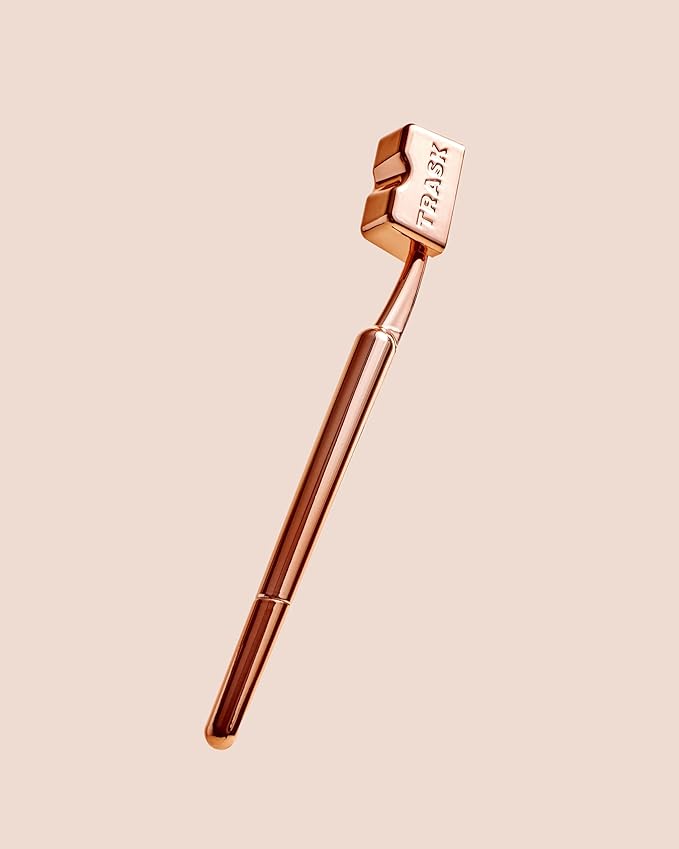 TRASK The Better Brush - Luxury Soft Bristle Dentist Designed Manual Toothbrush for Adults, Rose Blush