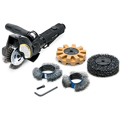 Eastwood 11 Pieces Pneumatic Rotary Removal Tool For Remove Rust Paint Decals And More