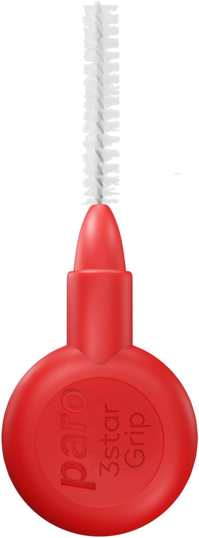 Paro Swiss 3Star-Grip Interdental Brushes – XXX-Fine, Triangular, Red, 2mm, 4x1 Pack – Deep Between Teeth Cleaning