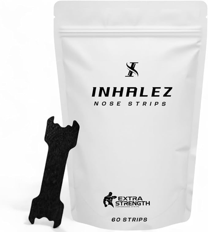 Nasal Strips (60CT Bulk Pack) | Performance Nasal Strips for Breathing | Nose Strips for Breathing | Oil & Sweat Proof Adhesive | Nasal Stips for Sleeping | Extra Strength Adhesive | Fits All Size