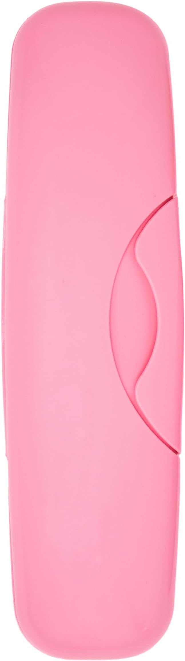 RADIUS Toothbrush Original Big Brush, BPA Free ADA Accepted - Right Hand - Pink Brush with Pink Case