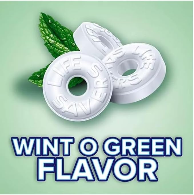 Breath Mints Hard Candy, Wint-O-Green, 53.95 oz Bag