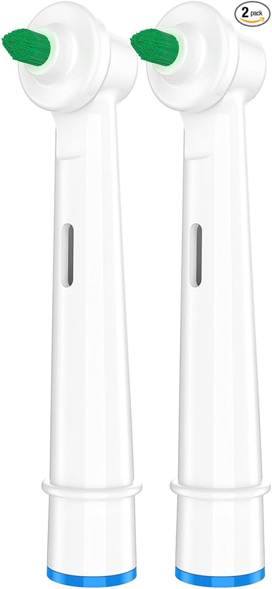 Interdental Replacement Brush Heads for Oral-B Electric Toothbrushes（Except The iO Series）, 2-Pack, Ideal for Braces, Between Teeth, and Back Teeth Cleaning