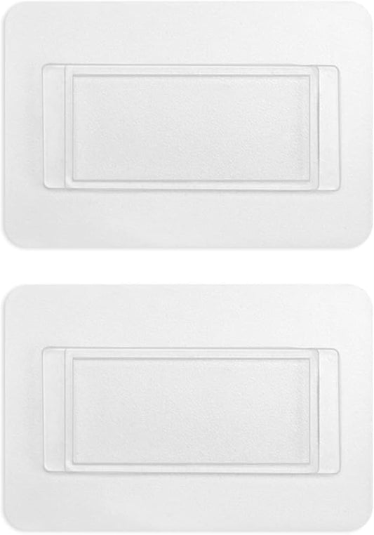 Boperzi Replacement Adhesive Strip for Toothbrush Holder Wall Mounted Toothpaste Dispenser (2 PCS)