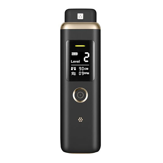 Smart Oral Odor Freshening Detector, Portable Bad Oral Odor Breath Freshening Monitor with 32-bit CPU for Halitosis Detection - Instant VSCs Analyzer, Handheld Bad Breath Checker for Oral Hygiene Care