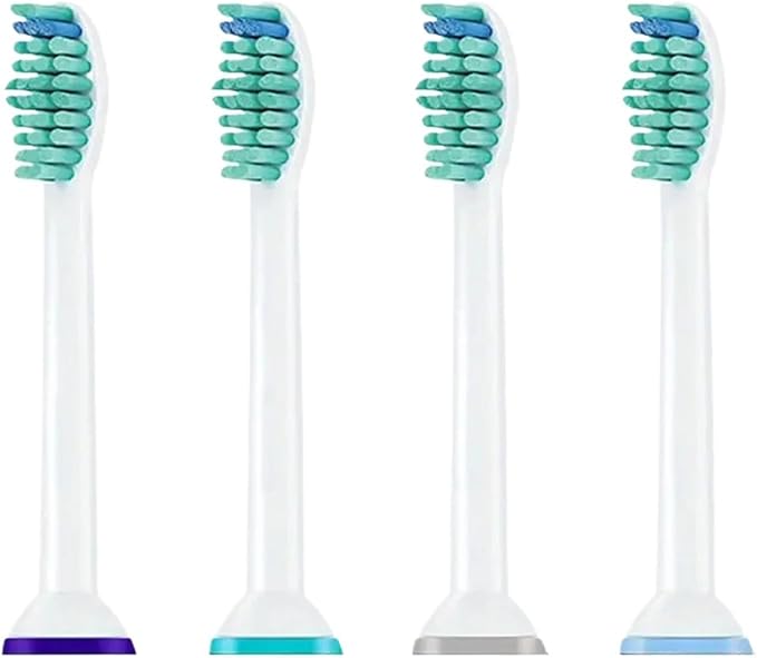 4pcs，Compatible for Electric Toothbrush Replacement Heads Soft Bristles Tooth Brush(4pcs)