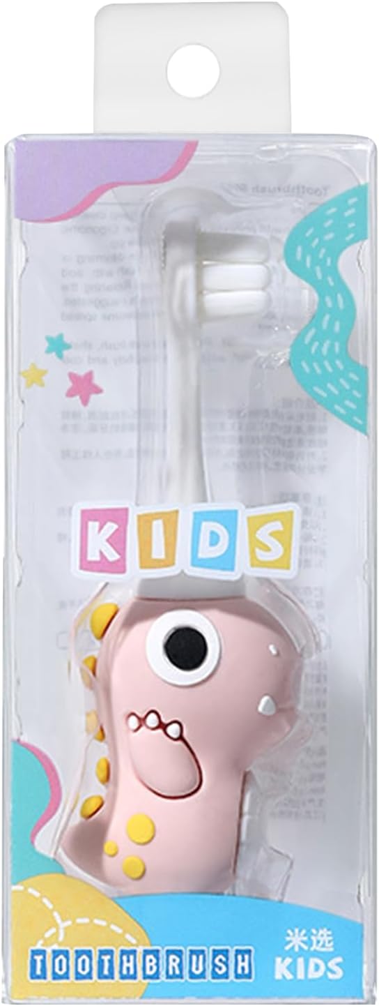 Child Dinosaur Toothbrush – Soft Bristle Tooth Brush, Small Head todler Training Tool, Themed Kids Orall Care | Fun Dinosaur Design For Boys Girls, Promotes Healthy Brushing Habits And Dentall Hygiene