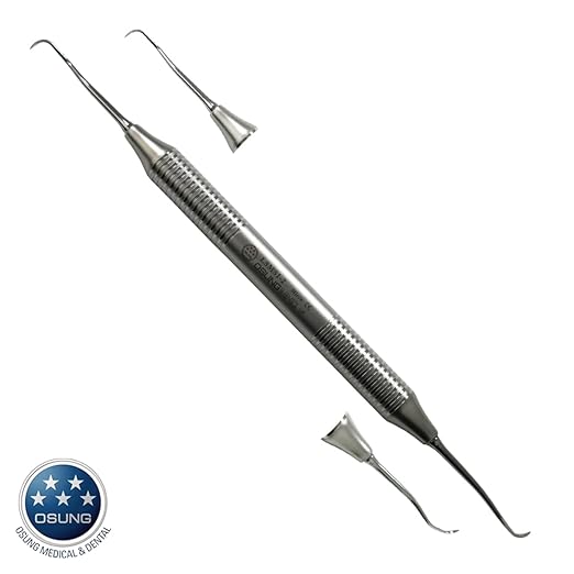 Osung Professional Dental Micro Scaler, Periodontal Dental Scaler Tool, Standard Dental Lab Scaler Instrument - Code[LSM1-2]