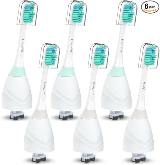 Replacement Toothbrush Heads for Philips Sonicare Electric Toothbrush, Replacement Brush Heads Compatible with Philips Sonicare Electric Toothbrush, 6Pack