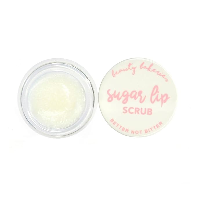 Beauty Bakerie Sugar Lip Scrub Exfoliator & Moisturizer, Lip Scrubber Exfoliator & Hydrator, Moisturizing Treatment Care & Plumper, Vanilla