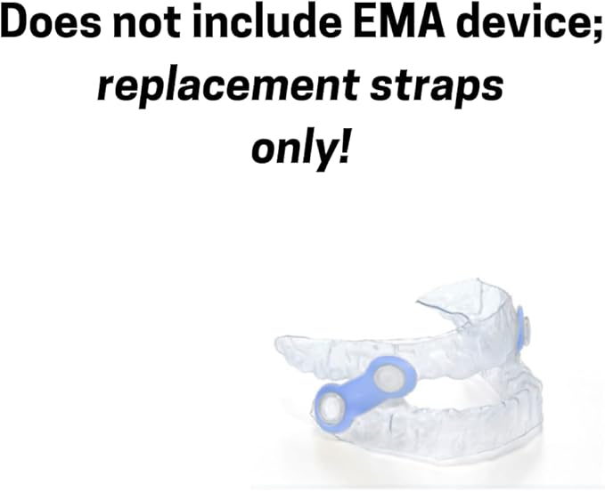 25 Pack: Replacement Straps for EMA Anti-Snoring Appliance, EMA Replacement Elastic Strap, Snore Guard Bands, Compatible with Myerson EMA Snore Appliance (Clear (Extra Firm), 19mm)