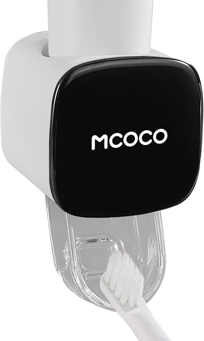 Toothpaste Squeezer Minimalist Toothpaste Squeezer Wall Mounted for Bathroom 1 Pcs Black