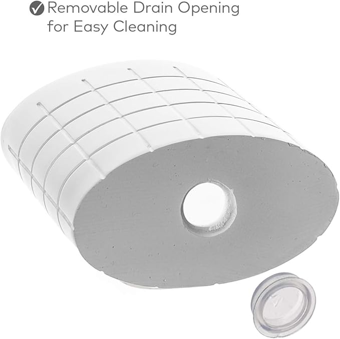 Creative Scents Polar White Bathroom Accessories Set with Trash Can - 6 Piece Bathroom Set Features: Waste Basket, Tissue Cover, Soap Dispenser, Toothbrush Holder, Tumbler and Soap Dish