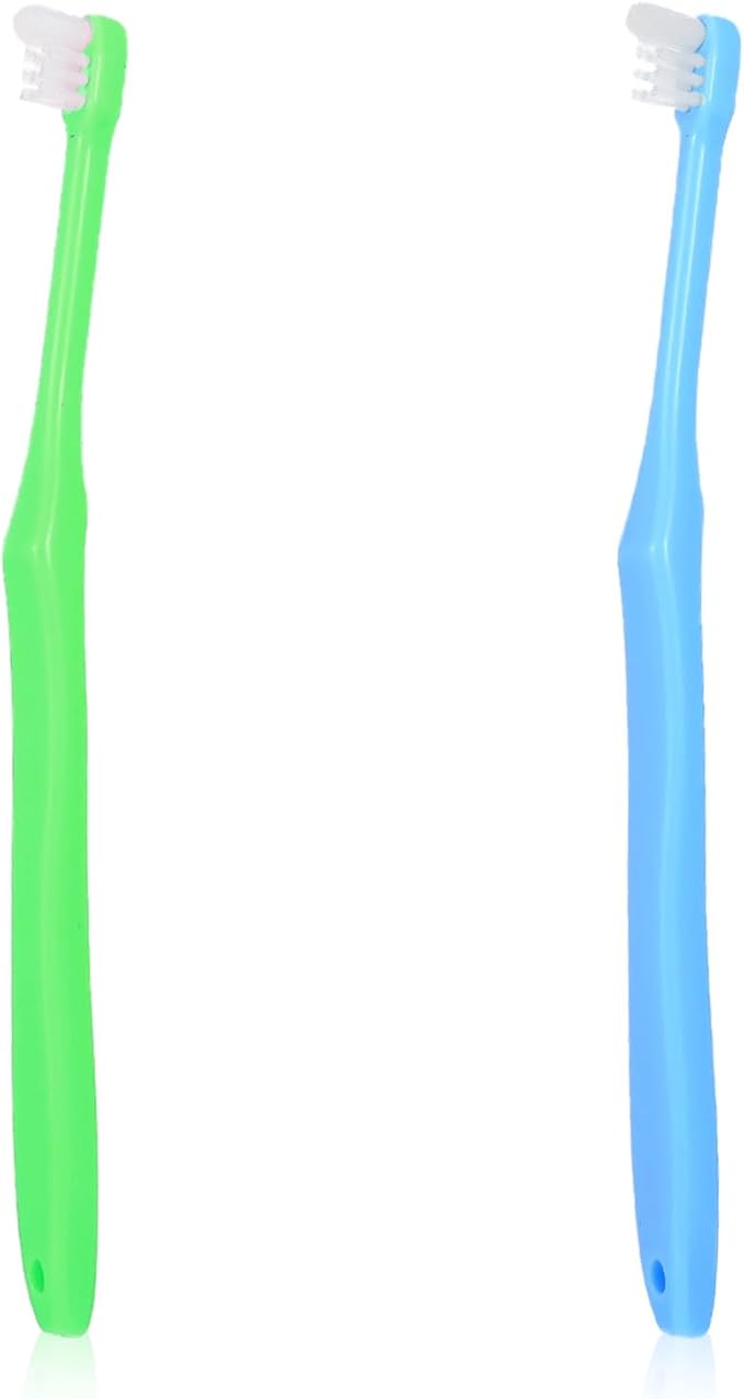 2Pcs Tuft Brush for Teeth, Small Head Wisdom Tooth Brush for Adult, End Tuft Toothbrush for Periodontal, Interdental Interspace, Dental Detail Cleaning