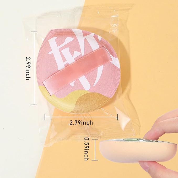 Makeup Sponge for Foundation Concealer and Powder,Latex Free Blender Sponge for Natural and Easy Makeup Soft Long Lasting Beginner-friendly,Travel Size Beauty Makeup Tools (Pink XL 5 Pcs)