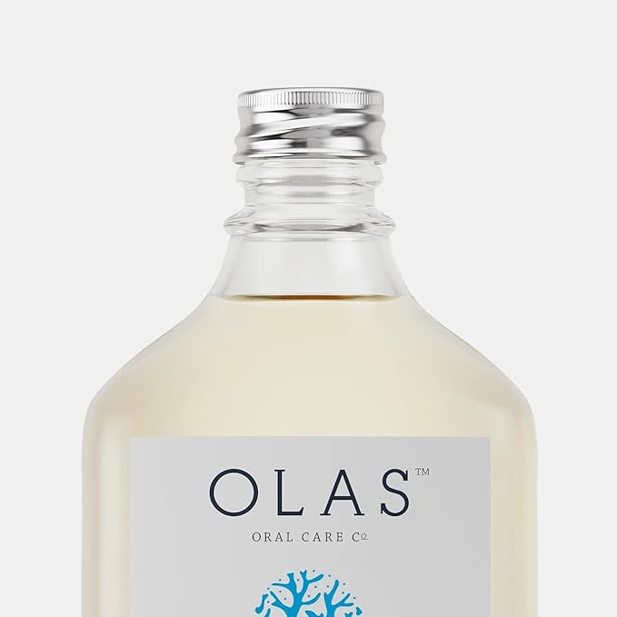 OLAS Mouthwash Set – Marine Bio-Active Toothpaste (3.5oz) + Alcohol-Free Mouthwash 3-Pack (1oz Each) – Fluoride-Free, SLS-Free, Dentist-Formulated for a Healthy Oral Microbiome