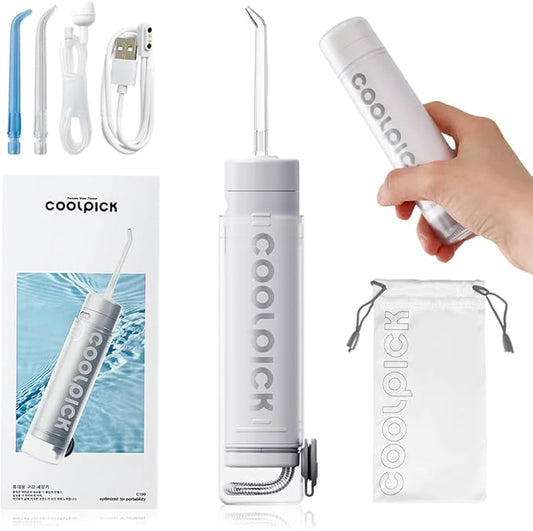 Mini Water Flosser Travel Size – Portable Cordless Oral Irrigator, 3 Modes, IPX7 Waterproof, Teeth Cleaner for Braces and Gum Care, Compact Dental Device for Home & Travel, USB Rechargeable