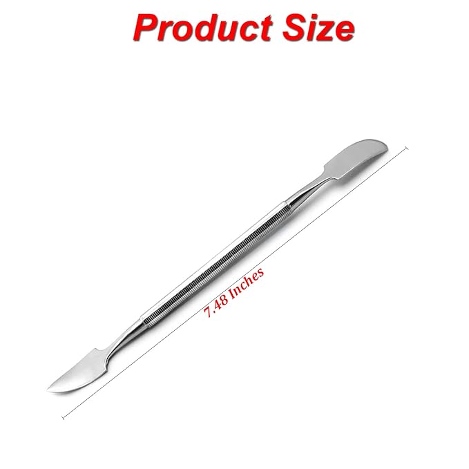 MEDSPO Professional Dental Carvers | Cement Spatula Stock Knife | Single Double End | Sculpting Wax Modeling Mixing | Lab Tools (Gritman Spatula)