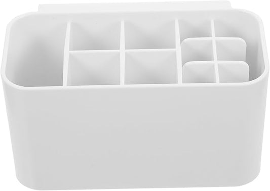 Healifty Toothbrush Holders for Bathroom - Electric Toothbrush Holder Wall Mounted with 6 Toothbrush Slots, 4 Electric Toothbrush Slots & 1 Toothpaste Slots - Large Capacity Bathroom Organizer