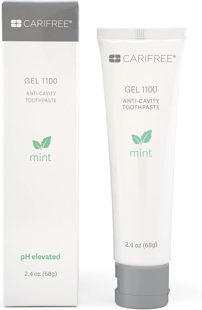CariFree Maintenance & Prevention Kit, Mint Flavored | Anti-Cavity Fluoride Toothpaste & Mouthwash Freshens Breath and Moistens Mouth | Dentist Recommended for Oral Care (6 Piece Set)