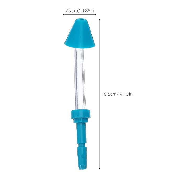 Generic 2pcs Water Flosser Replacement Tips - Oral Irrigator Heads Cleaning Oral Nozzles Refill Heads for Replacement - Nozzle for Teeth and Nasal Irrigation Compatible with Waterpik