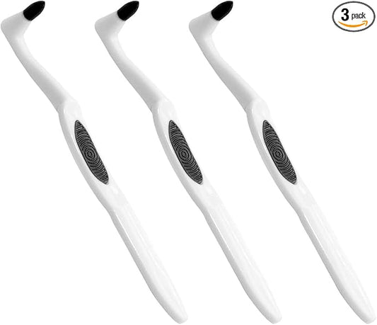 3Pcs Tooth Stain Remover, Teeth Cleaning Calculus Tool, Professional Teeth Whitening Polishing Cleaning Kit, Not Electric Cleaner Brush(White)