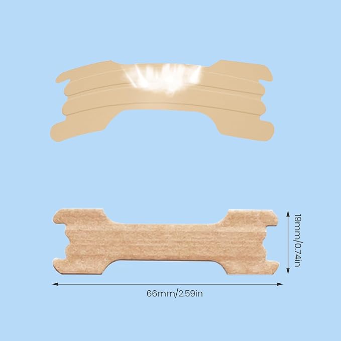 MQUPIN 300 Counts Nasal Strips Upgraded, Nasal Strips for Snoring, Safe, Long Effect, Reduction Snoring(66mm*19mm)