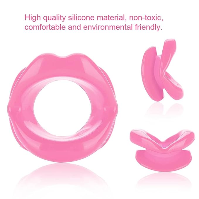 Lip Trainer, Face Slim Exerciser Muscle Lips Trainer Tightener Silicone Face Lifting Lip Exerciser Mouth Muscle Tightening Tool Face Exercise Lips Trainer Face Beauty Tools for
