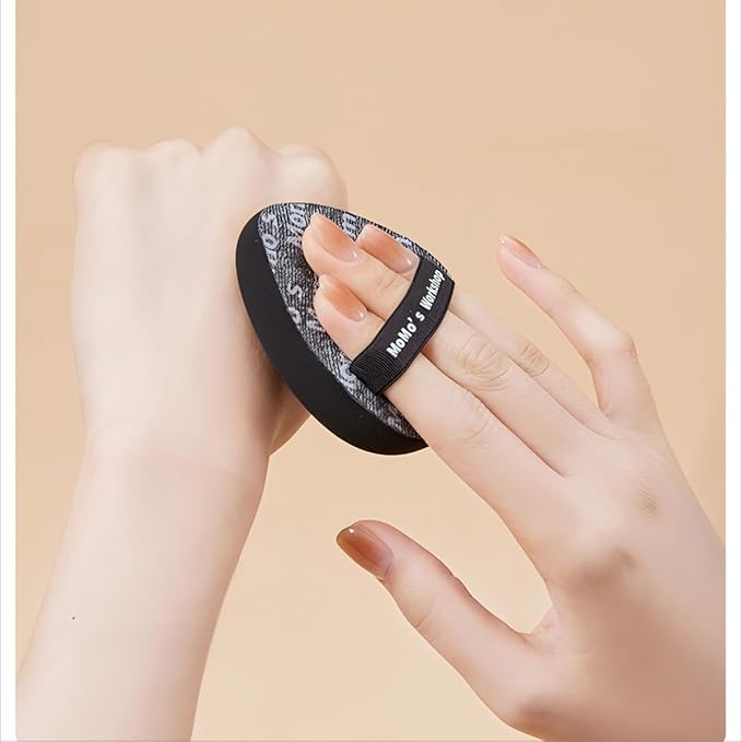 Momo's Workshop Makeup Sponge 2.99IN, Large Foundation Sponge For Foundation Concealer or Cushion, Latex Free Soft Cushion Puff Sponge for Face,1pcs