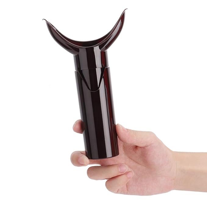 Lip Plumper Device, Portable Lips Enhancer, Lip Vacuum Suction Device Lip Plumping Tool Lip Trainer, Manual Enhancement Accessory Lips Beauty Tool(Dark Red)