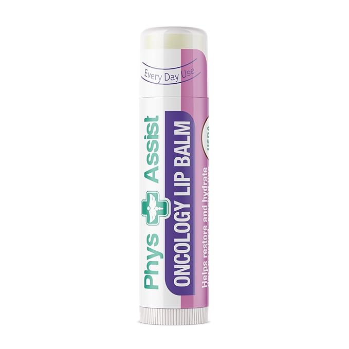 PhysAssist Oncology Glycerin Unscented Cream Deep Soothing Moisturizer. Made specially for those with Fragrance Intolerance after Radio and Chemo PLUS Peppermint Lip Balm