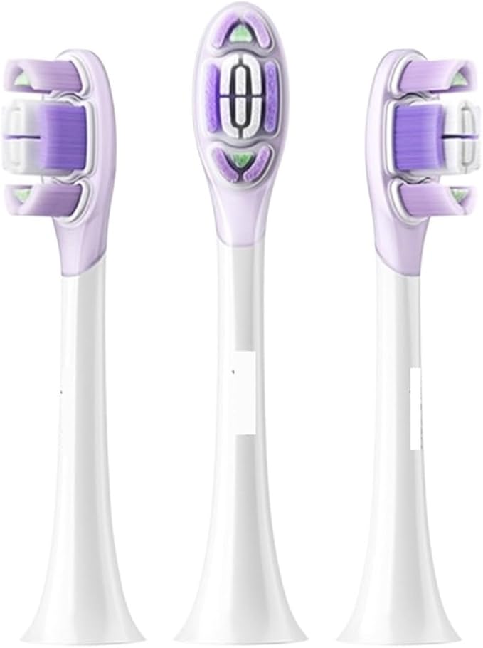 Replacement Brush Heads for Toothbrush MES609/610 Pro Sonic Sweep Vibration Head 3PCS(Sensitive 3 pcs)