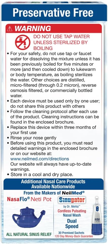 NeilMed Sinus Rinse Premixed Refill Packets 100 ct.