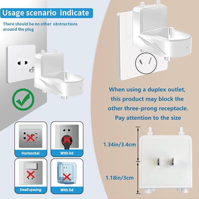 Wall Charger for Philips Sonicare Electric Toothbrush, Wireless Electric Toothbrush Wall Charger for Philips Sonicare HX6100/ HX3000/ HX6000/ HX8000/ HX9000 Series, White