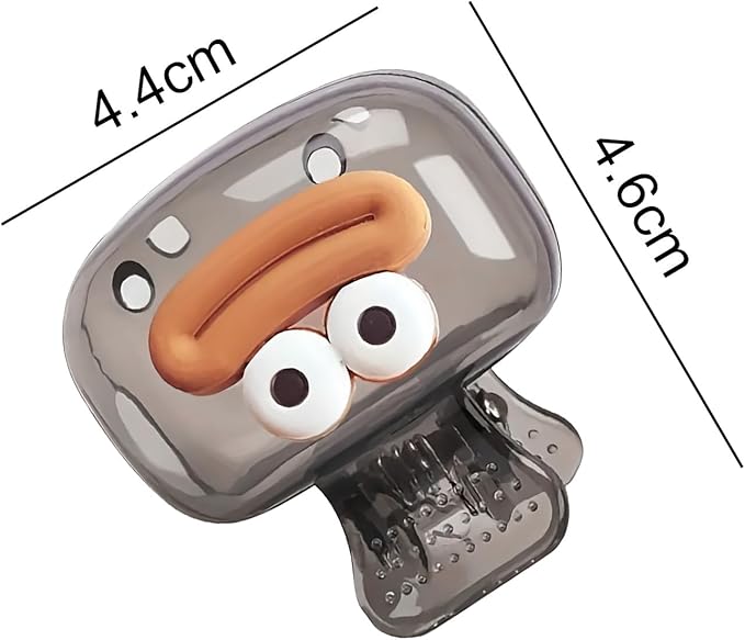 Upgrade Travel Toothbrush Head Covers Toothbrush Protector Cap Brush Pod Case Protective Portable Plastic Clip for Household Travel, Bathroom, School, Camping, Business (R, 4 Pack)