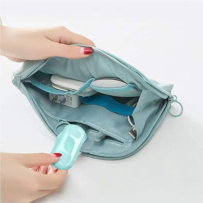 Holy Rose Dental Floss Dispenser 2 Box, Floss Picks Micro Portable Case 2 Boxs,with Adults Floss Sticks 196 Count,Flossers Toothpicks Sealed Storage Perfect forFamily,Hotel,Travel for Clean Teeth.