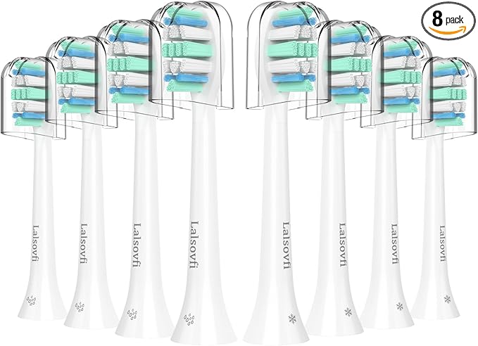 Replacement Toothbrush Heads for Philips Sonicare Replacement Heads, Electric Replacement Brush Head Compatible with Phillips Sonicare Electric Toothbrushes C2 4100, 8 PCS