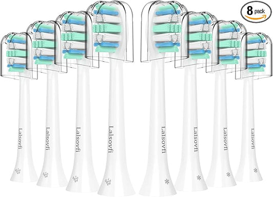 Replacement Toothbrush Heads for Philips Sonicare Replacement Heads, Electric Replacement Brush Head Compatible with Phillips Sonicare Electric Toothbrushes C2 4100, 8 PCS
