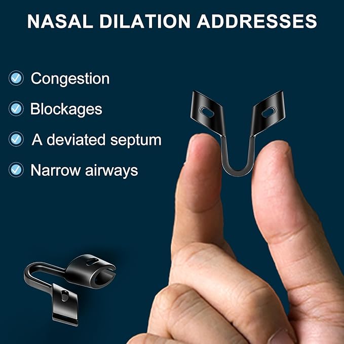 Anti Snoring Devices, Nasal Dilator for Sleeping, Effective to Relieve Snoring, for Nasal Snorers, Reusable Snoring Device to Enjoy a Peaceful Night's Sleep - 3 Pack (M)