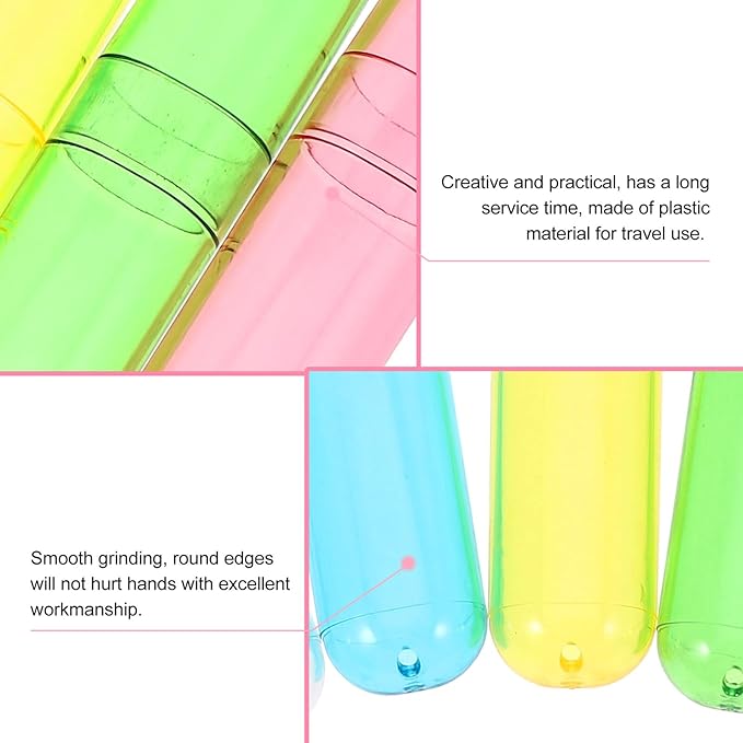 5Pcs Travel Toothbrush Cases with Breathable Covers Portable Toothbrush Holders Organizer for Outdoor and Business Trips Multi-Color Protective Containers
