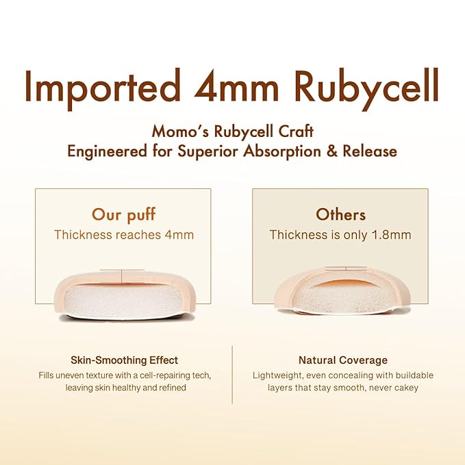Momo's Workshop Pumpkin Makeup Sponge Set (3pcs) - Large & Small Cushion Puffs for Halloween Themed,Rubycell Material for Flawless Foundation Application, Travel-Friendly & Storage Case