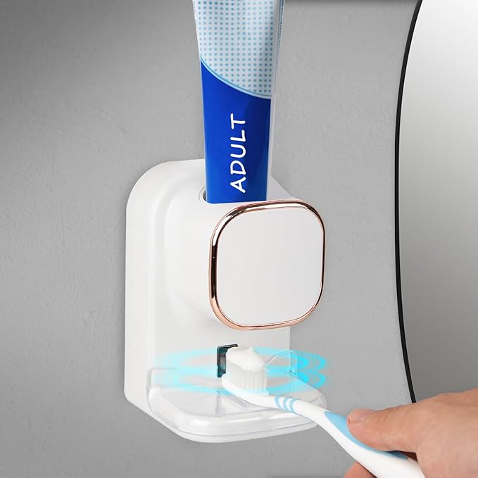 Automatic Toothpaste Dispenser Kids - Electric Toothpaste Dispenser -Tooth pastetooth Paste Dispenser Sensor Wall Mounted for Bathroom Accessories