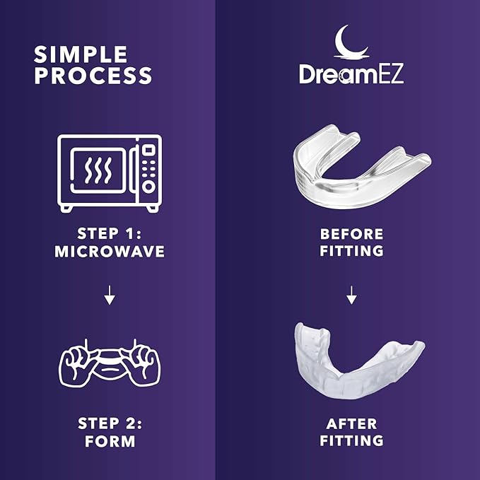 Anti Grinding Mouth Guard for Clenching Teeth at Night, Professional Dental Night Guard for Grinding and Bruxing, Made in The USA (2-Pack) (Pink)